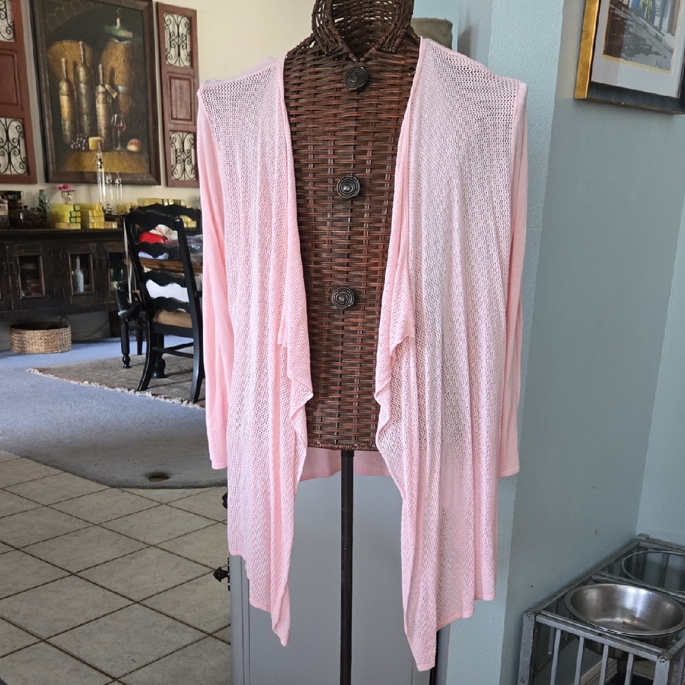 Nue Options Light Pink Knit Cardigan